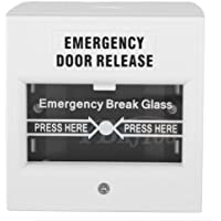 Boton de Emergencia botón de Alarma de Rotura de Vidrio de Seguridad Dispositivo de desbloqueo de Emergencia Salida de…